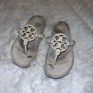 Tory Burch White Miller Cloud Sandal size Women’s 9.5